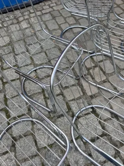 Pamono Chrome Cantilever Chair by Gastone Rinaldi Best