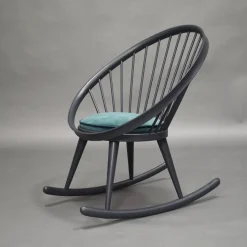 Pamono Circle Rocking Chair by Yngve Ekström for Stol AB Sweden, 1960s New