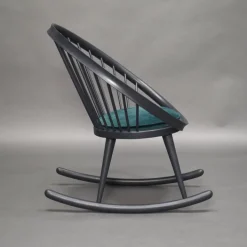 Pamono Circle Rocking Chair by Yngve Ekström for Stol AB Sweden, 1960s New