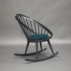 Pamono Circle Rocking Chair by Yngve Ekström for Stol AB Sweden, 1960s New
