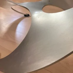 Pamono Coffee Table in Aluminum and Glass by Knut Hesterberg for Ronald Schmitt, Germany, 1960s