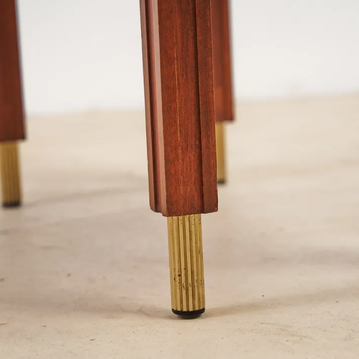Pamono Coffee Table with Glass Top, 1970s
