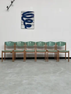 Pamono Community Chairs, 1980s, Set of 6 Sale