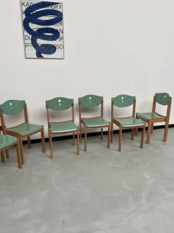 Pamono Community Chairs, 1980s, Set of 6 Sale
