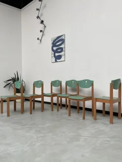 Pamono Community Chairs, 1980s, Set of 6 Sale