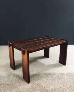 Pamono Constructivist Oak Dining Table, Belgium, 1960s Clearance