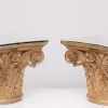 Pamono Corinthian Capital Side Tables, 1970s, Set of 2 Online