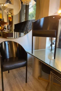 Pamono Costes Armchairs attributed to Philippe Starck for Driade Aleph, 1984, Set of 2 Best