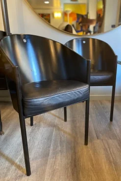 Pamono Costes Armchairs attributed to Philippe Starck for Driade Aleph, 1984, Set of 2 Best