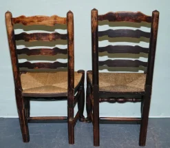 Pamono Country House Dining Chairs in Oak, Set of 4 Discount