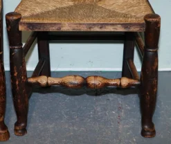 Pamono Country House Dining Chairs in Oak, Set of 4 Discount