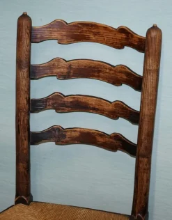 Pamono Country House Dining Chairs in Oak, Set of 4 Discount