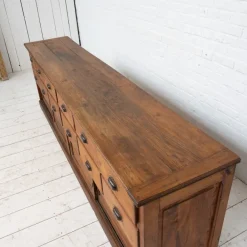 Pamono Craft Cabinet with Drawers and Sliding Doors, 1900s New