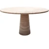 Pamono Cream Travertine Round Dining Table from My Habitat Design Sale