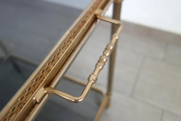 Pamono Creations Series Bar Trolley on Wheels by Richard Prestige, France, 1960s Best