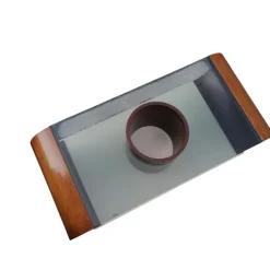 Pamono Curved Central Round Liquor Table, 1970s Clearance