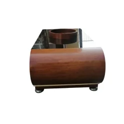 Pamono Curved Central Round Liquor Table, 1970s Clearance