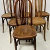 Pamono Curved Wooden Chairs, Set of 6 Best