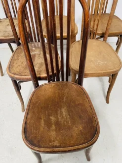 Pamono Curved Wooden Chairs, Set of 6 Best