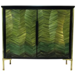 Pamono Cusco Sculpted Marquetry Cabinet by Stefan Leo Hot