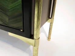 Pamono Cusco Sculpted Marquetry Cabinet by Stefan Leo Hot