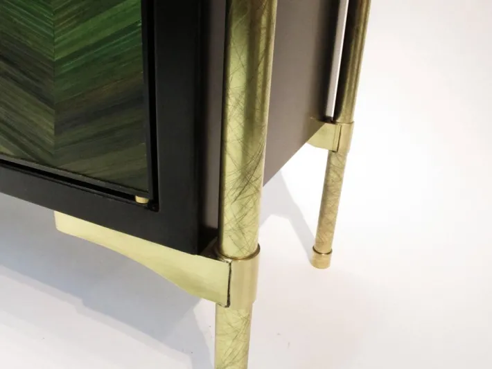 Pamono Cusco Sculpted Marquetry Cabinet by Stefan Leo Hot