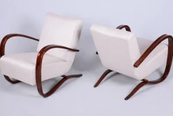 Pamono Czech Art Deco Armchairs attributed to J. Halabala for Up Závody, 1930s, Set of 2 Hot