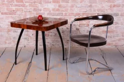 Pamono Czech Bauhaus Beech Armchair attributed to Ladislav Žák for H. Gottwald, 1930s