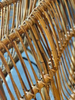 Pamono Dal Vera Bamboo and Rattan Sofa and Armchairs, 1970, Set of 3 New