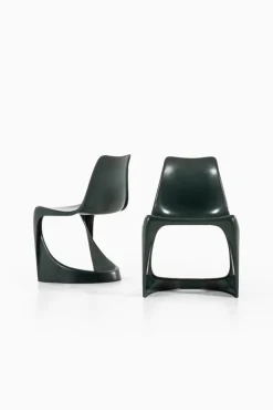Pamono Danish A-Line 290 Dining or Outdoor Chairs by Steen Ostergaard for Cado, 1966, Set of 8 Clearance