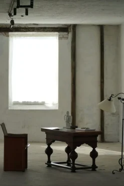 Pamono Danish Baroque Extendable Oak Table with Intarsia, 19th Century