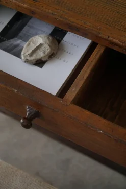 Pamono Danish Baroque Primitive Side Table in Pine, Early 19th Century Outlet