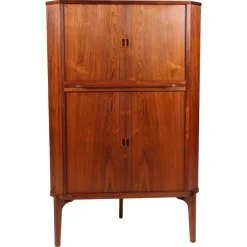 Pamono Danish Corner Cabinet in Rosewood, 1960s