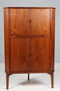 Pamono Danish Corner Cabinet in Rosewood, 1960s