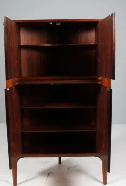 Pamono Danish Corner Cabinet in Rosewood, 1960s