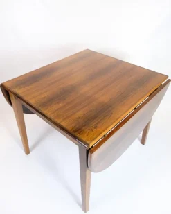 Pamono Danish Dining Table with Flaps in Rosewood, 1960s