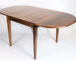 Pamono Danish Dining Table with Flaps in Rosewood, 1960s
