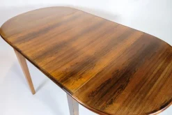 Pamono Danish Dining Table with Flaps in Rosewood, 1960s