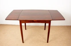 Pamono Danish Extendable and Reversible Table in Rosewood and Felt by Carlo Jensen for Hundevad & Co., 1960s Sale