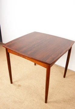 Pamono Danish Extendable and Reversible Table in Rosewood and Felt by Carlo Jensen for Hundevad & Co., 1960s Sale