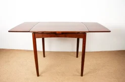 Pamono Danish Extendable and Reversible Table in Rosewood and Felt by Carlo Jensen for Hundevad & Co., 1960s Sale