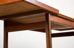 Pamono Danish Extendable Two-Tier Teak Serving Trolley by Kurt Ostervig for Jason Mobler, 1960 Sale