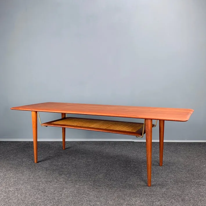 Pamono Danish FD 516 Coffee Table by Peter Hvidt & Orla Mølgaard-Nielsen for France & Son, 1960s Clearance