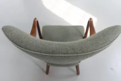 Pamono Danish Green Armchair by Alfred Christensen for Slagelse Møbelværk, 1940s Outlet