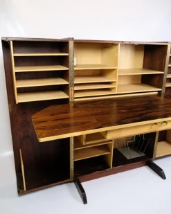 Pamono Danish Hideaway Desk Secretary in Rosewood, 1960s Discount