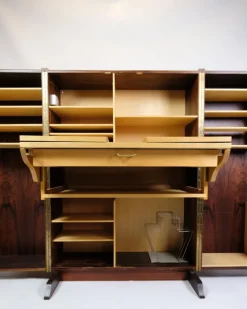 Pamono Danish Hideaway Desk Secretary in Rosewood, 1960s Discount