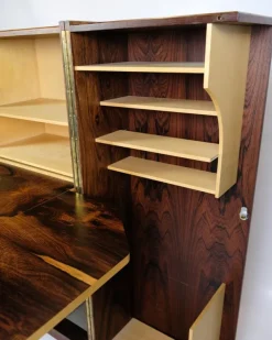 Pamono Danish Hideaway Desk Secretary in Rosewood, 1960s Discount