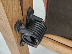 Pamono Danish Highback Rocking Chair in Wool & Oak, 1970s Discount