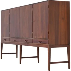 Pamono Danish Highboard in Rosewood by Severin Hansen for Haslev Møbelsnedkeri, 1960 Clearance