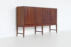 Pamono Danish Highboard in Rosewood by Severin Hansen for Haslev Møbelsnedkeri, 1960 Clearance